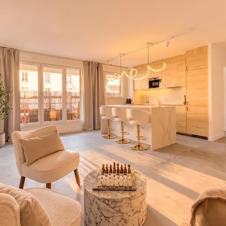 Luxury Pearl, Design, Terrasse, 20m Eiffel Tower Appartamento